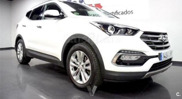 Left hand drive HYUNDAI SANTA FE 2.2 Crdi Klass Sky Spanish reg